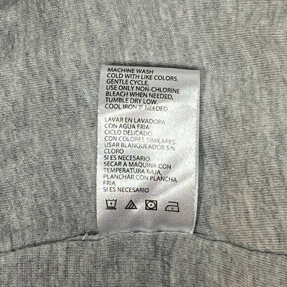 Weatherproof Vintage Quarter Zip Mock Neck Pull Over Sherpa Sweater Marled Grey - Picture 12 of 12